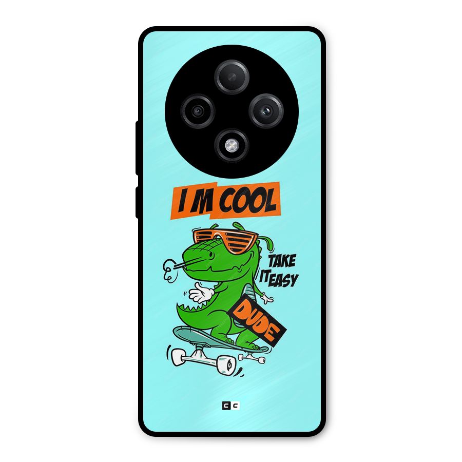 Cool Dude Metal Back Case for Oppo F27 Pro Plus