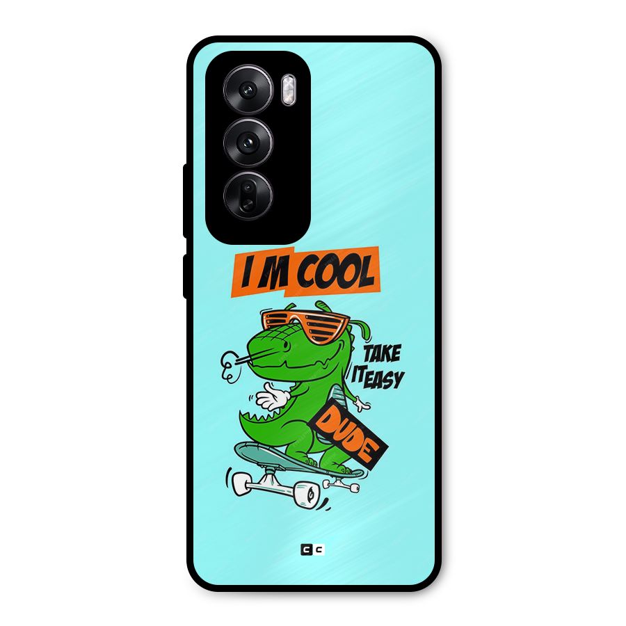 Cool Dude Metal Back Case for Oppo Reno12