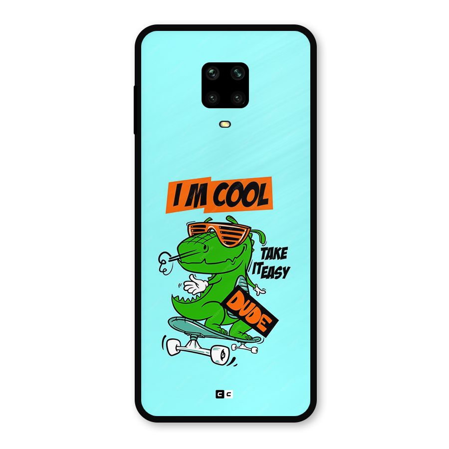 Cool Dude Metal Back Case for Poco M2