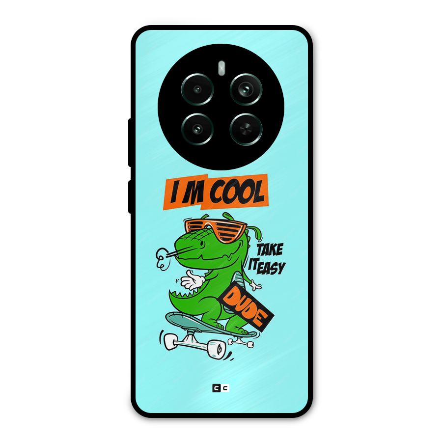 Cool Dude Metal Back Case for Realme 12 Plus