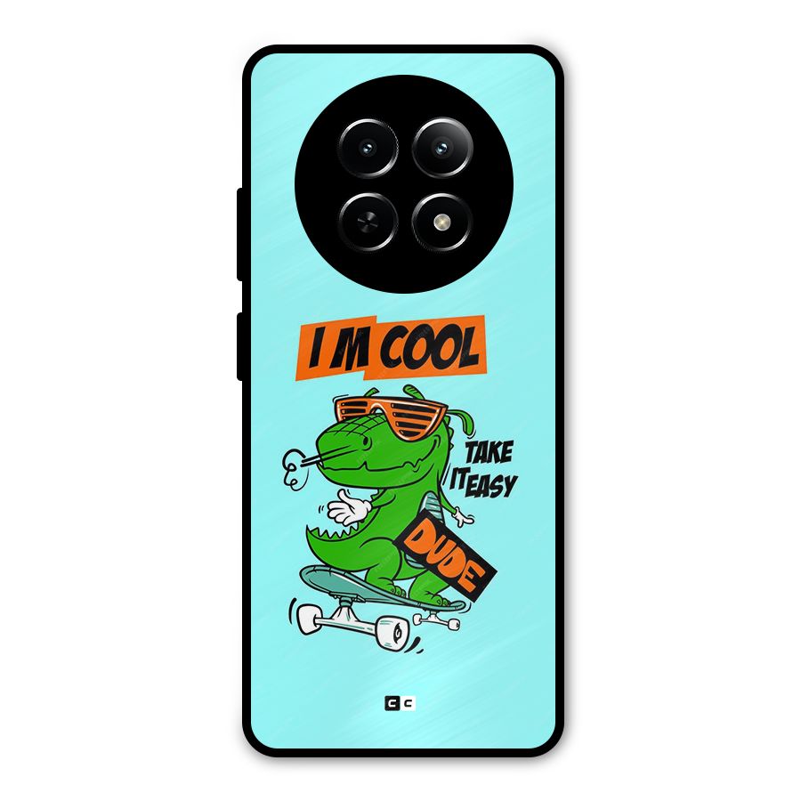 Cool Dude Metal Back Case for Realme 12x 5G