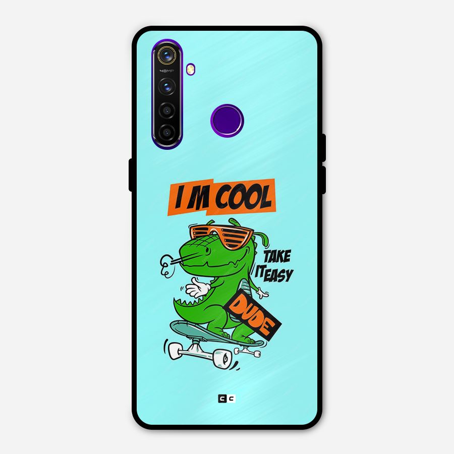 Cool Dude Metal Back Case for Realme 5 Pro