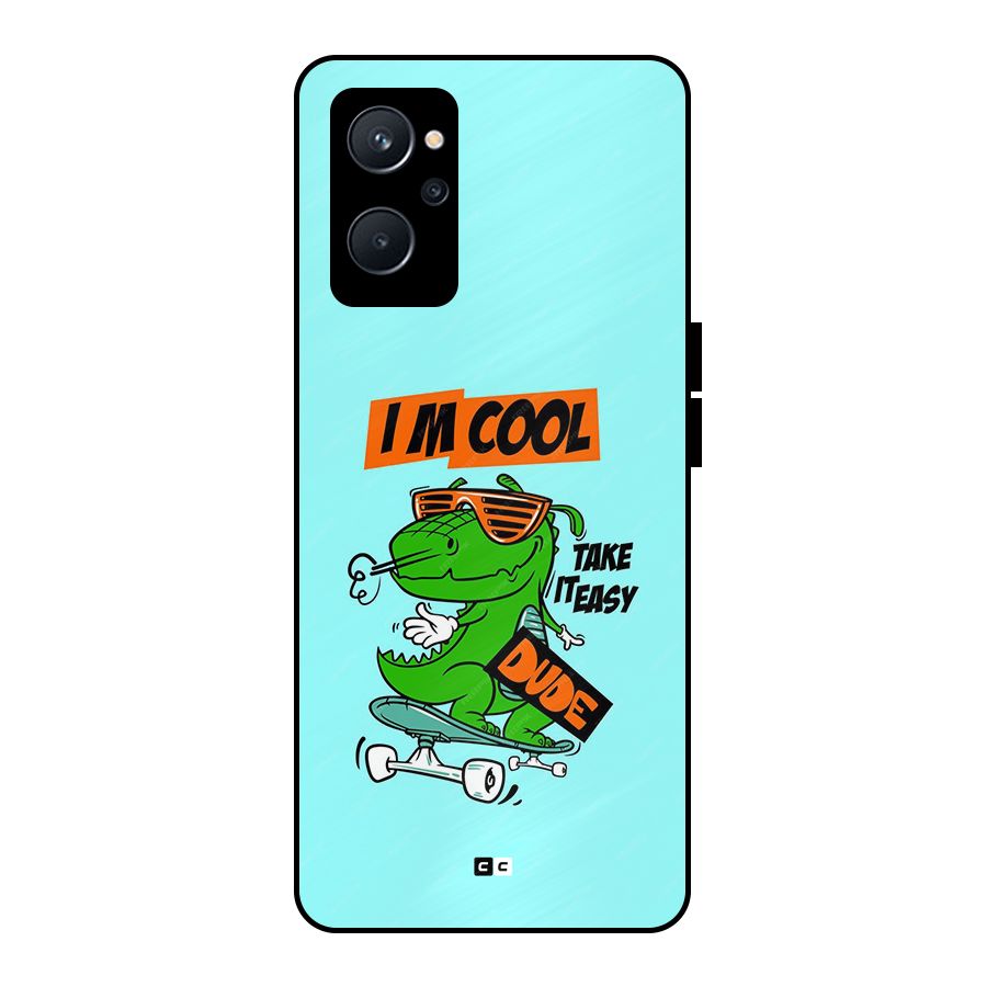 Cool Dude Metal Back Case for Realme 9i 5G