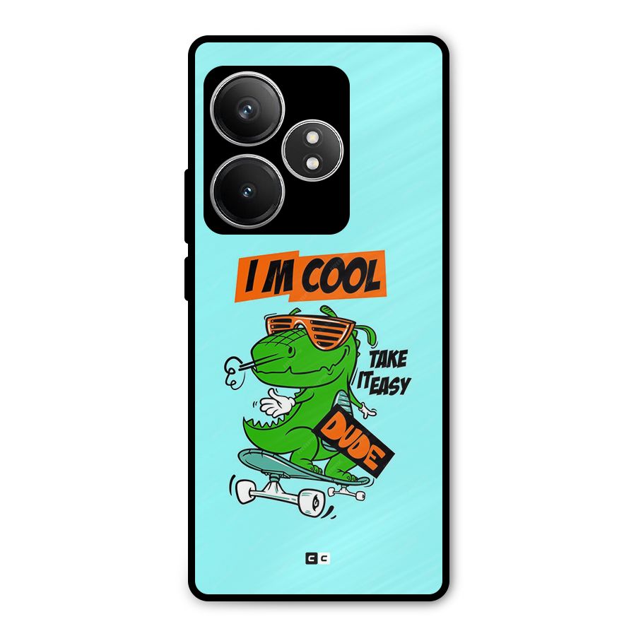Cool Dude Metal Back Case for Realme GT 6T