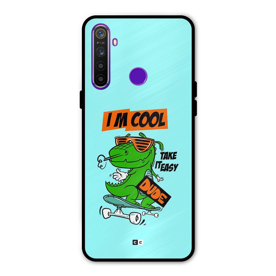 Cool Dude Metal Back Case for Realme Narzo 10