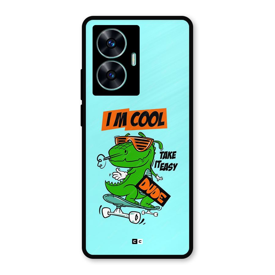 Cool Dude Metal Back Case for Realme Narzo N55