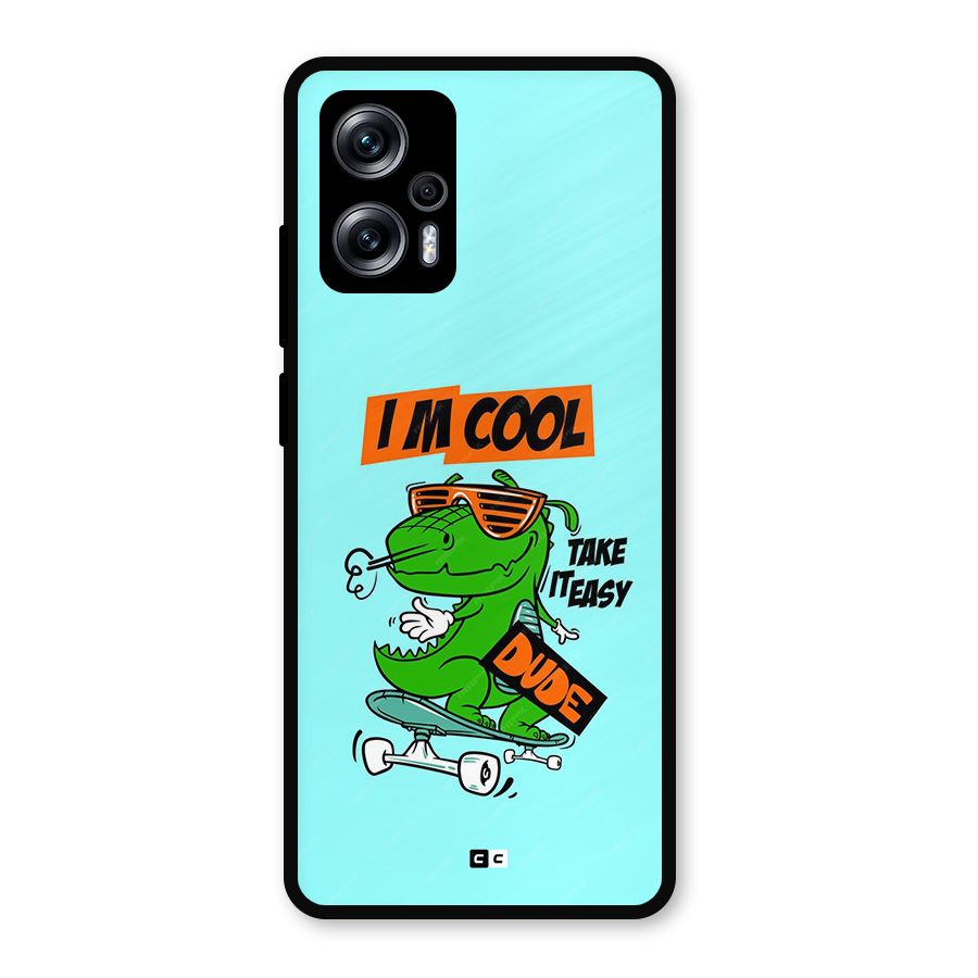 Cool Dude Metal Back Case for Redmi K50i