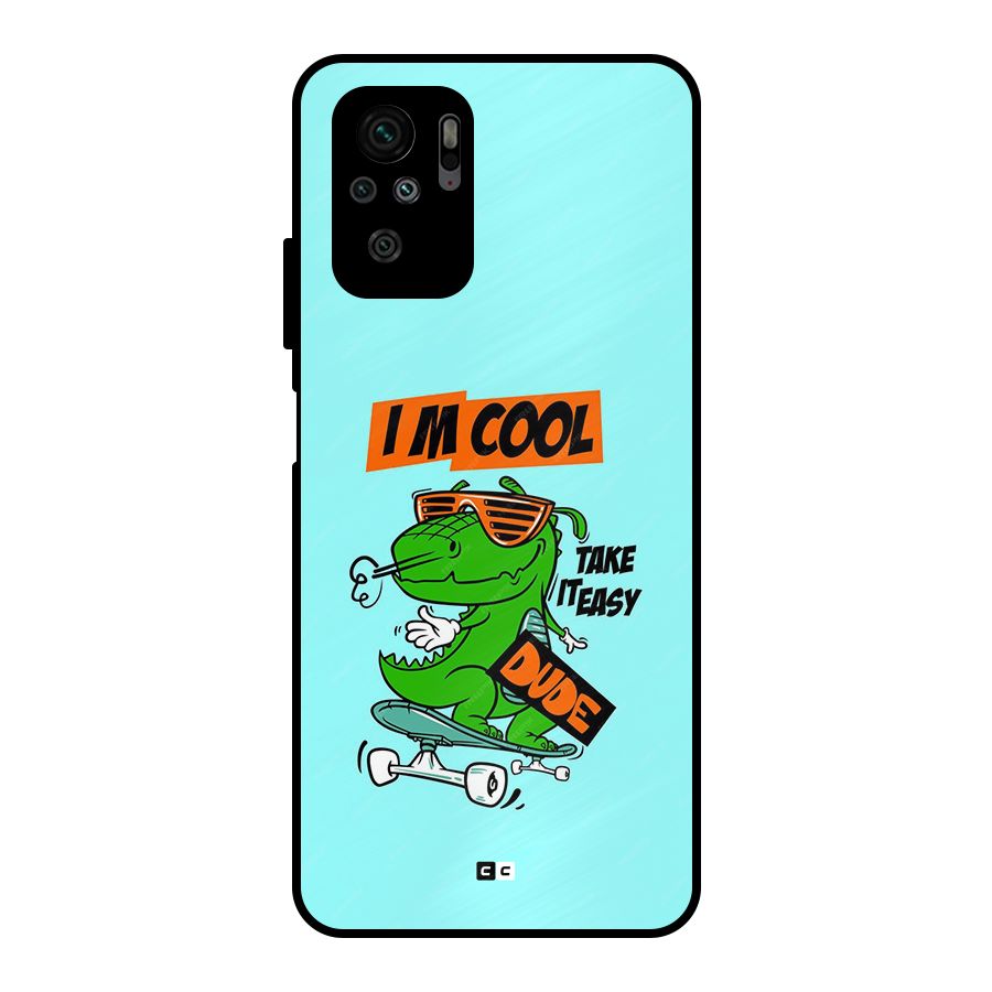 Cool Dude Metal Back Case for Redmi Note 11 SE