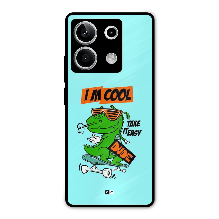 Cool Dude Metal Back Case for Redmi Note 13 5G