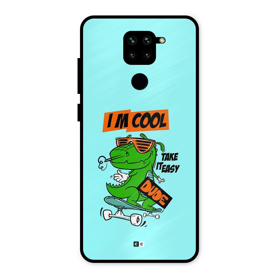 Cool Dude Metal Back Case for Redmi Note 9