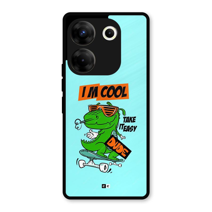 Cool Dude Metal Back Case for Tecno Camon 20