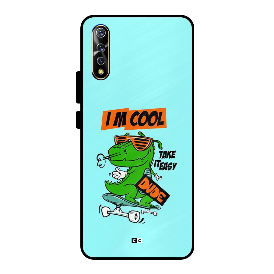 Cool Dude Metal Back Case for Vivo S1