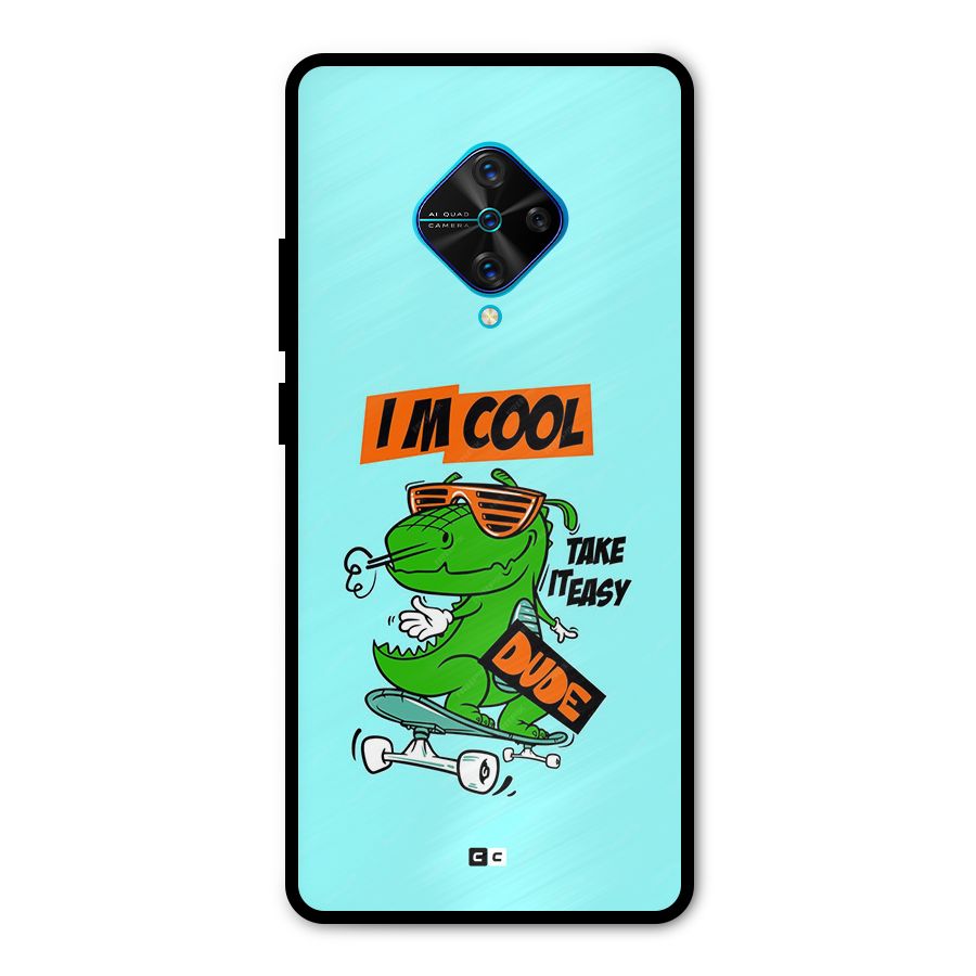 Cool Dude Metal Back Case for Vivo S1 Pro