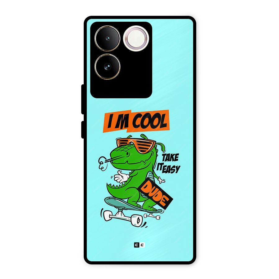 Cool Dude Metal Back Case for Vivo T2 Pro