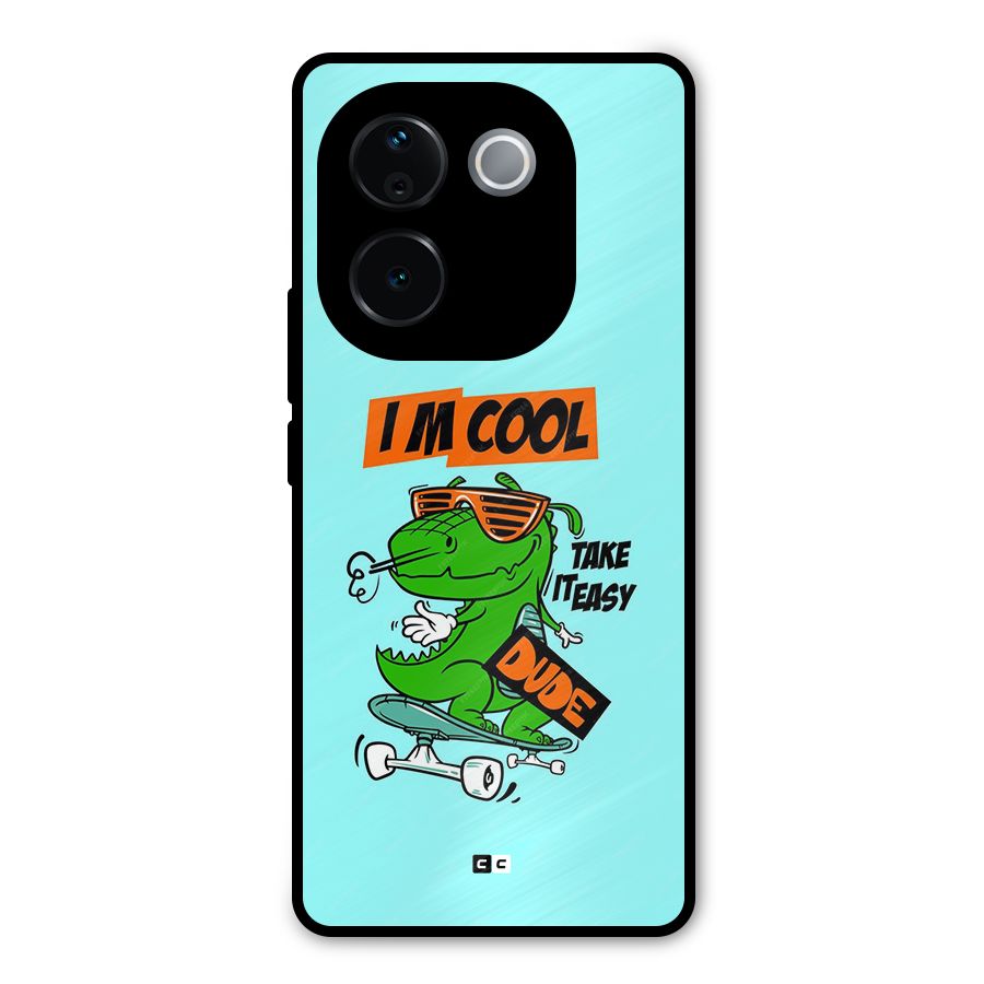 Cool Dude Metal Back Case for Vivo T3 Pro