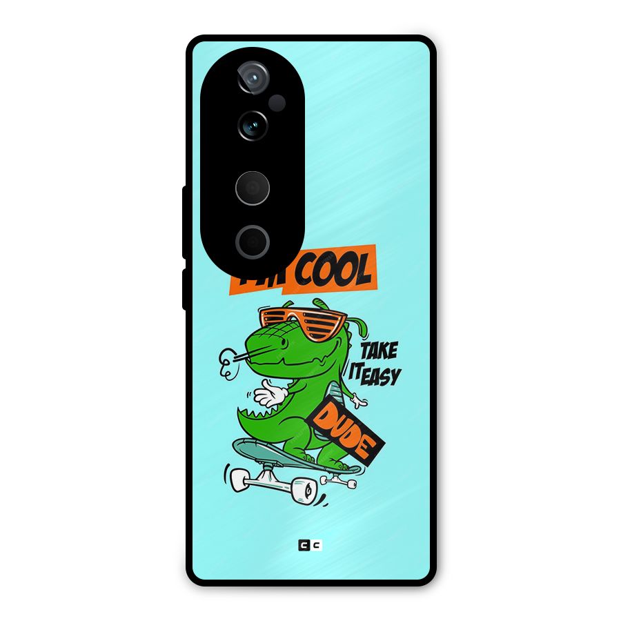 Cool Dude Metal Back Case for Vivo T3 Ultra