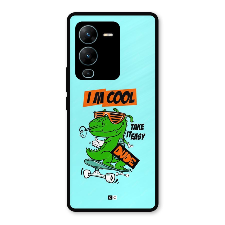 Cool Dude Metal Back Case for Vivo V25 Pro