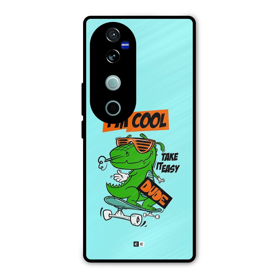 Cool Dude Metal Back Case for Vivo V40
