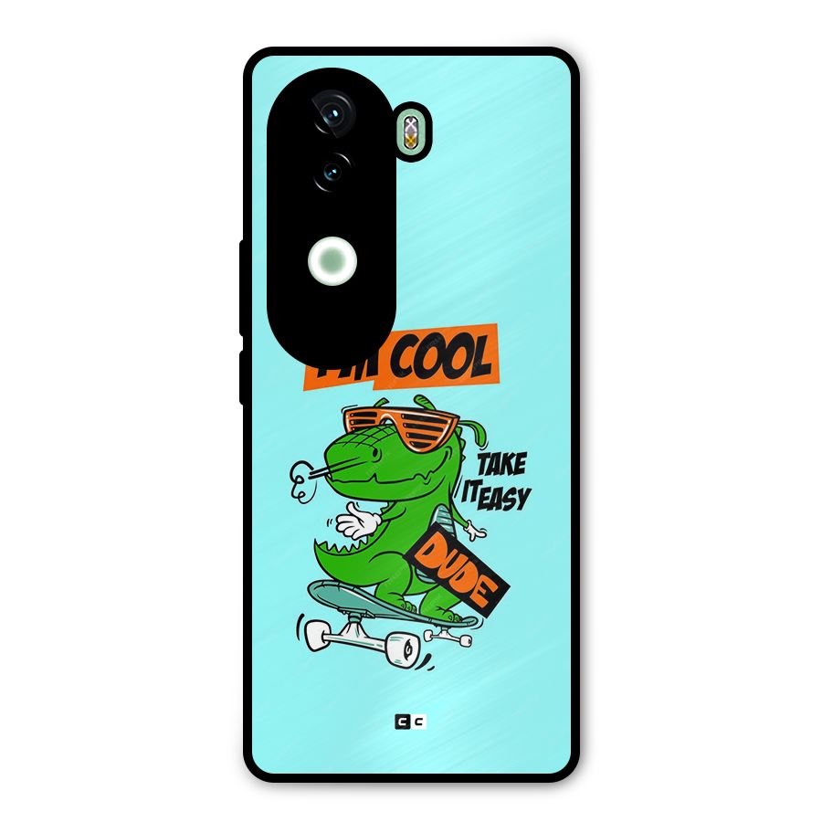 Cool Dude Metal Back Case for Vivo V40e