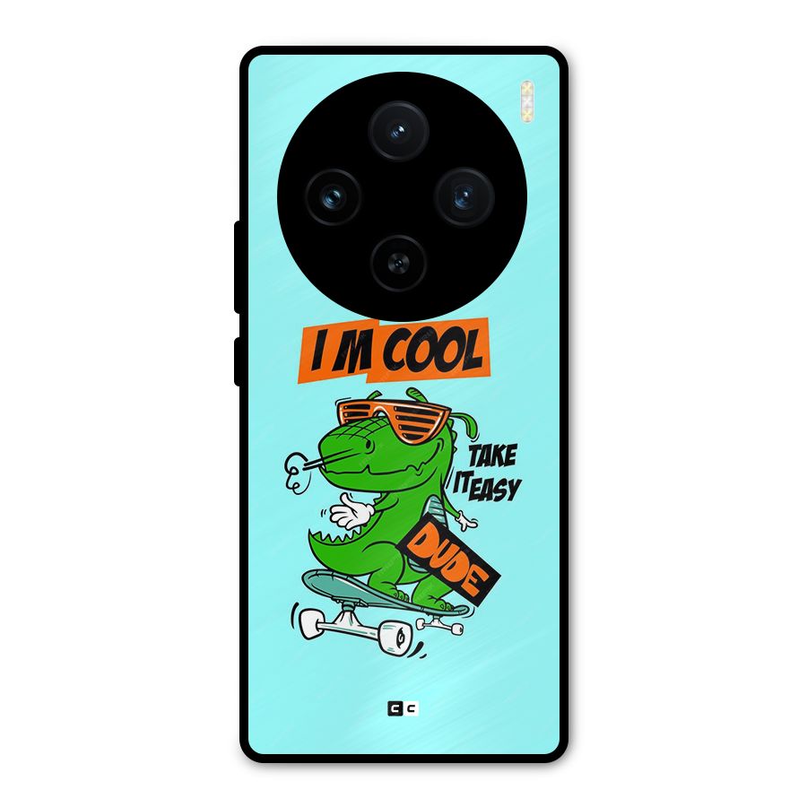 Cool Dude Metal Back Case for Vivo X100