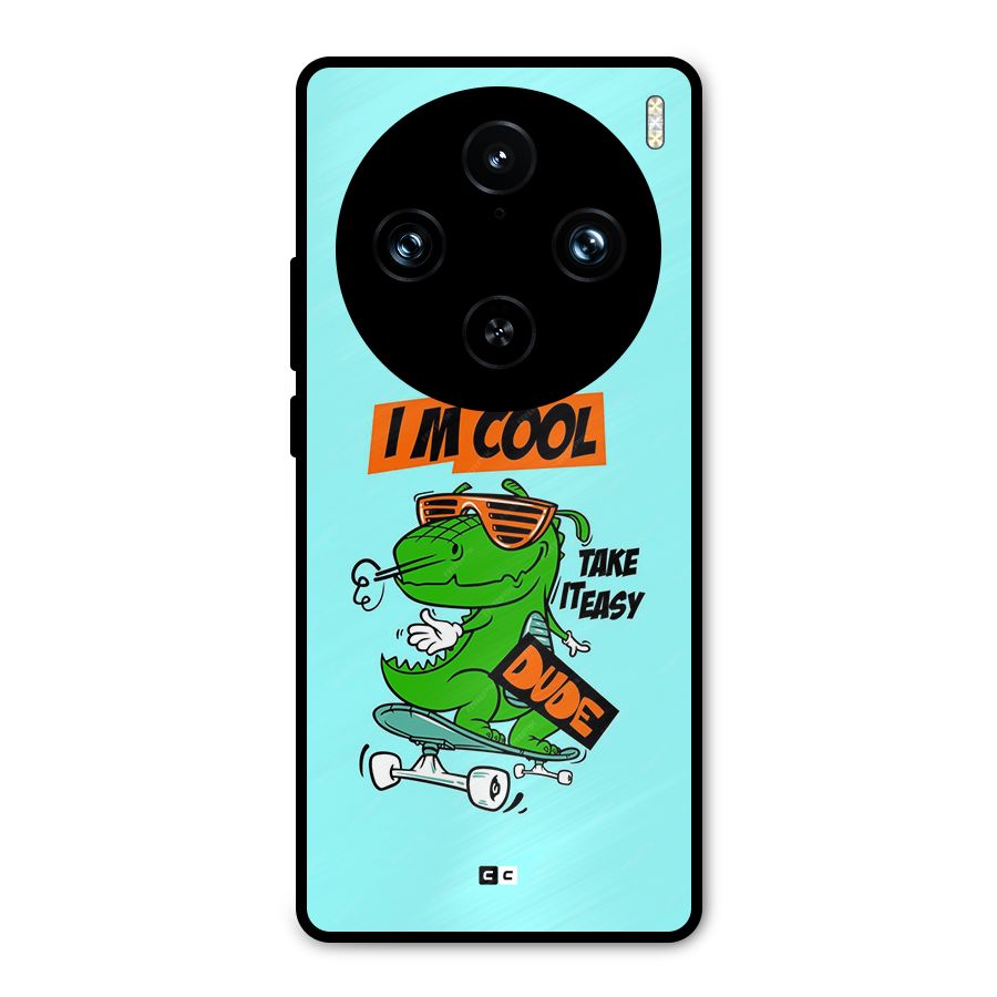 Cool Dude Metal Back Case for Vivo X100 Pro