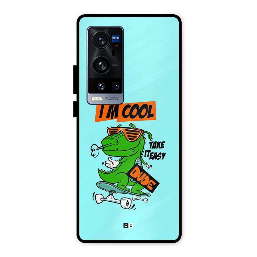 Cool Dude Metal Back Case for Vivo X60 Pro Plus