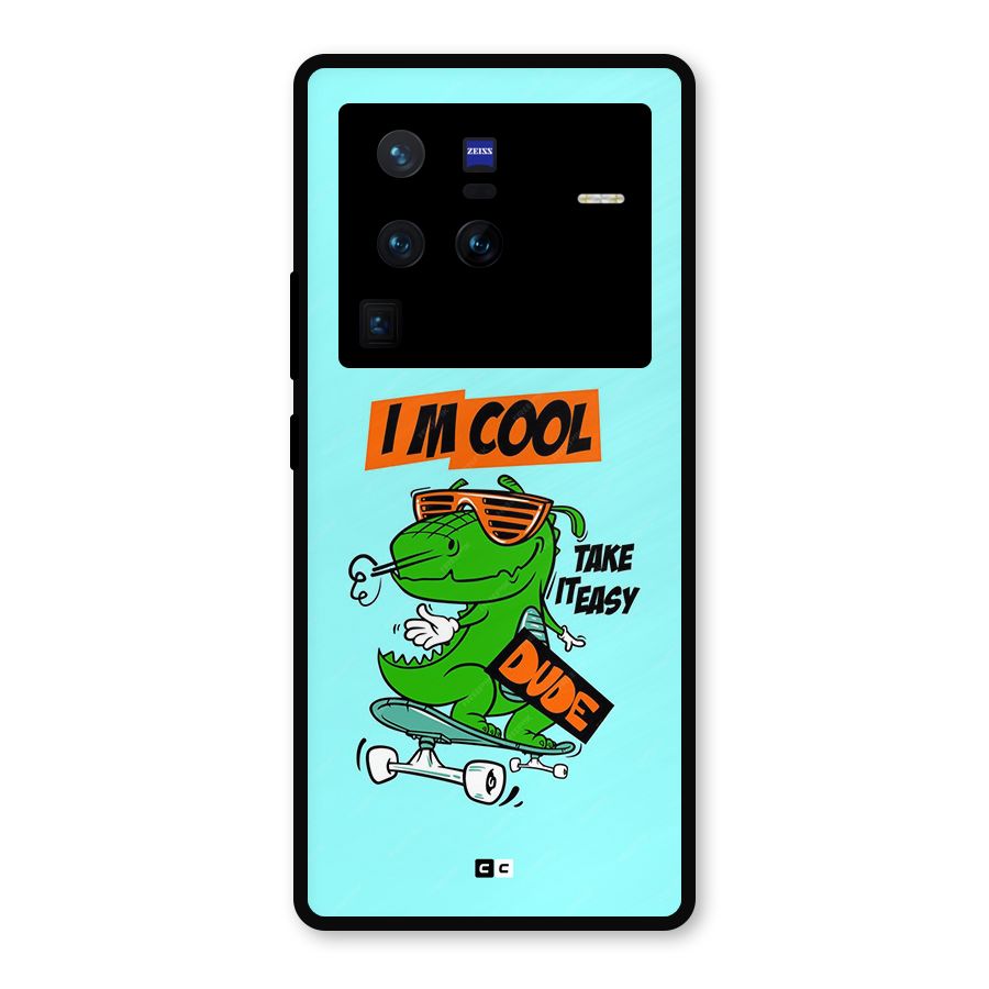 Cool Dude Metal Back Case for Vivo X80 Pro