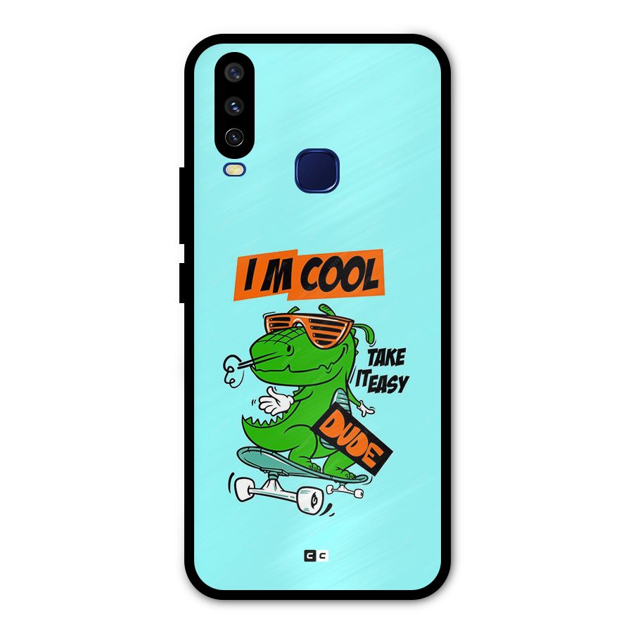 Cool Dude Metal Back Case for Vivo Y12