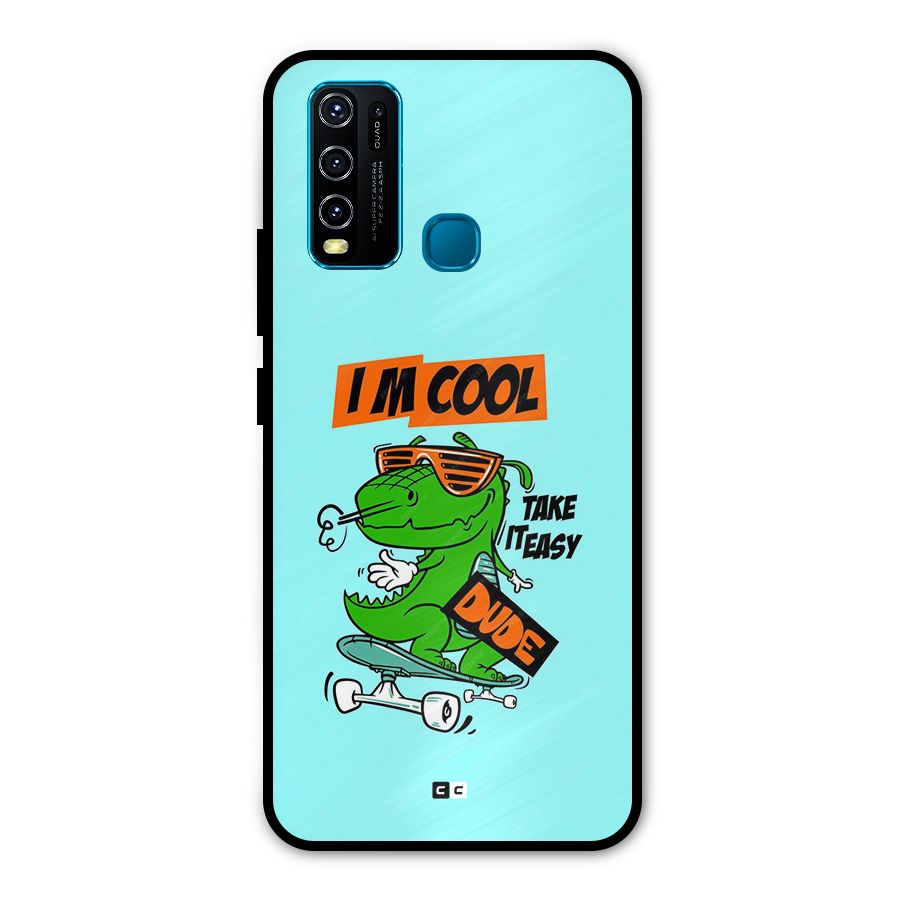Cool Dude Metal Back Case for Vivo Y30