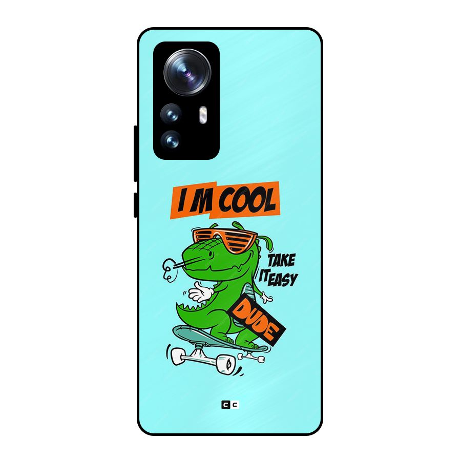 Cool Dude Metal Back Case for Xiaomi 12 Pro