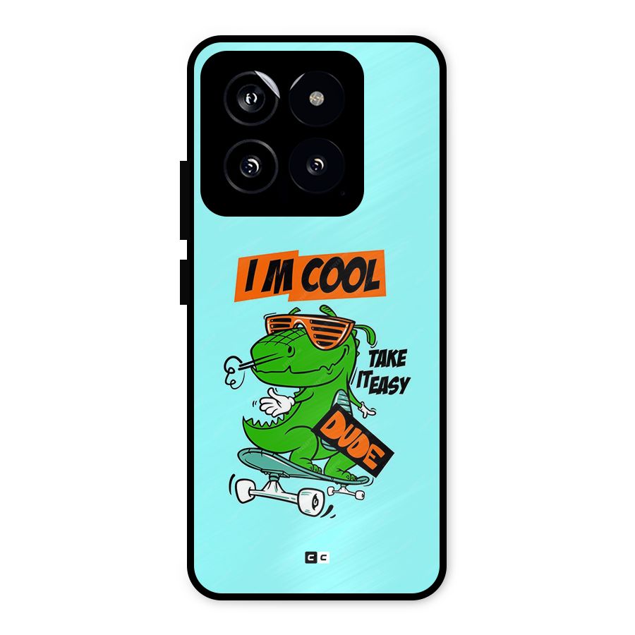 Cool Dude Metal Back Case for Xiaomi 14