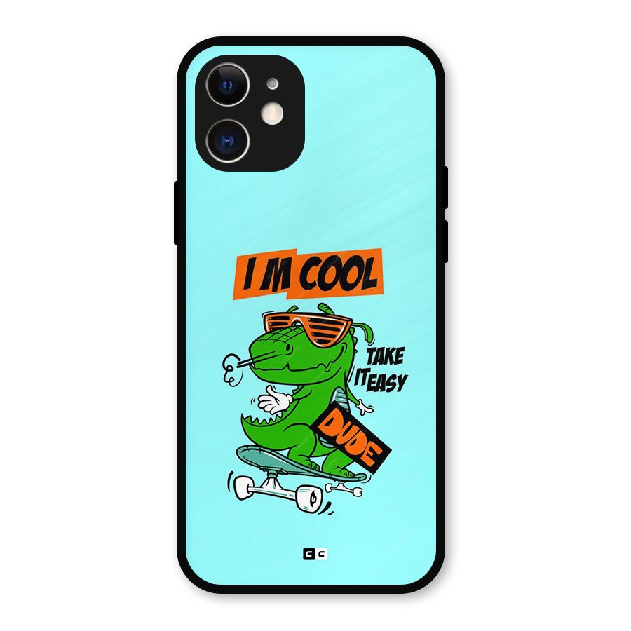 Cool Dude Metal Back Case for iPhone 12