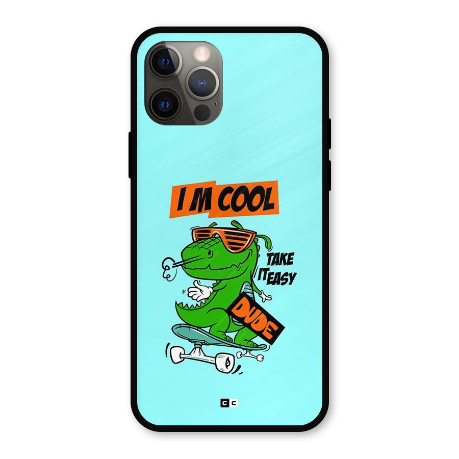 Cool Dude Metal Back Case for iPhone 12 Pro