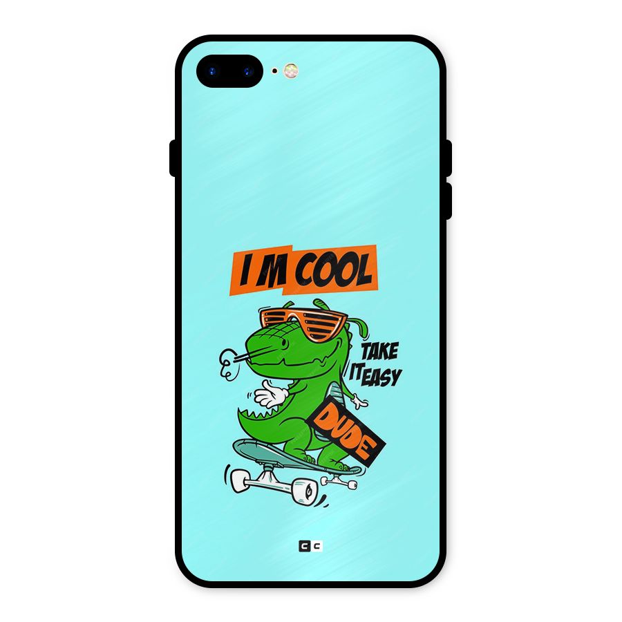 Cool Dude Metal Back Case for iPhone 8 Plus