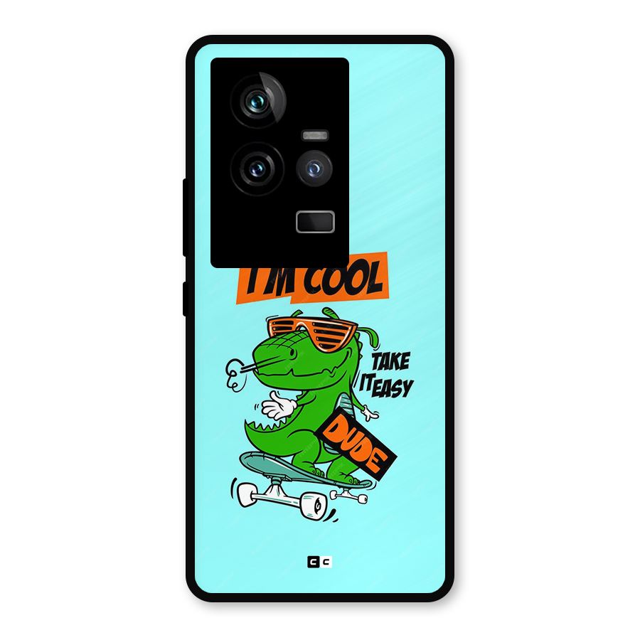 Cool Dude Metal Back Case for iQOO 11 5G