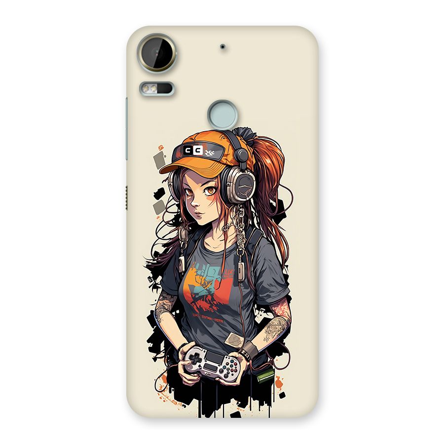 Cool Gamer Girl Back Case for Desire 10 Pro