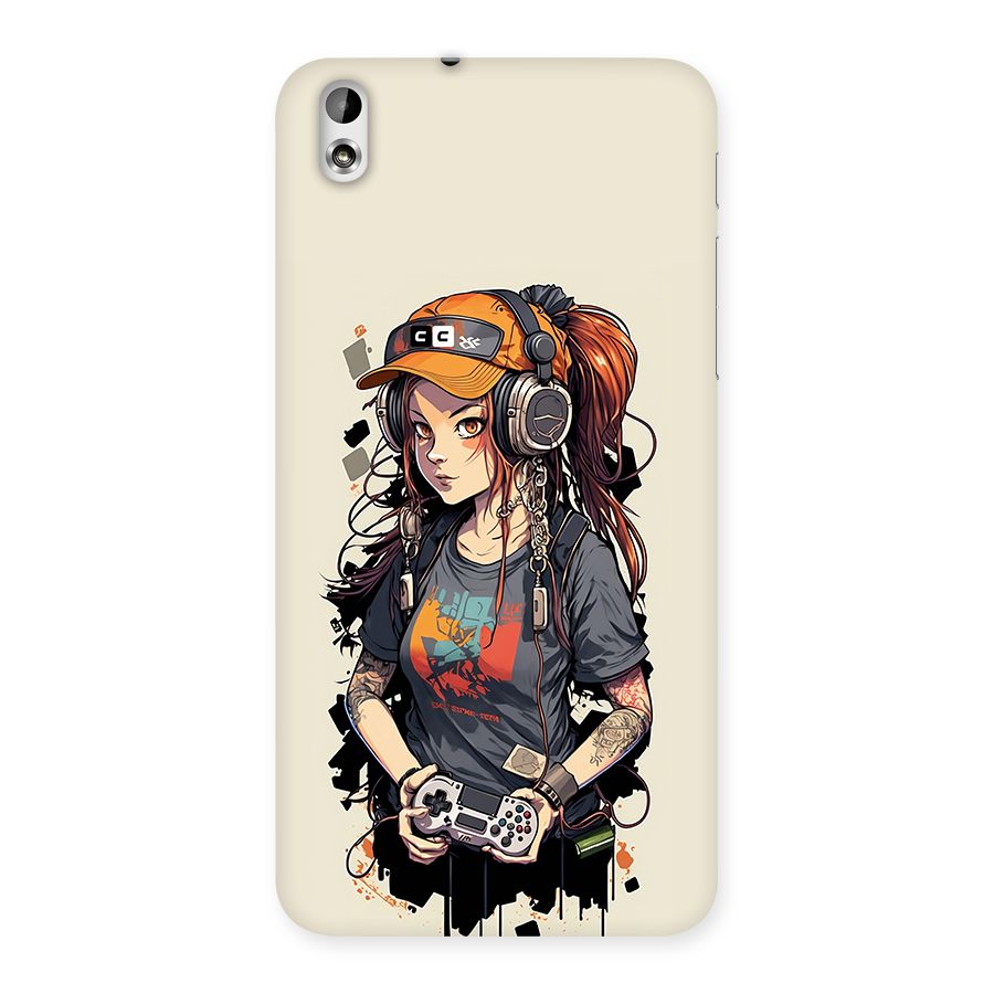 Cool Gamer Girl Back Case for Desire 816g
