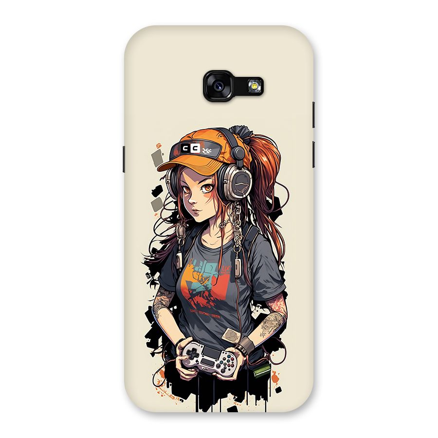 Cool Gamer Girl Back Case for Galaxy A5 2017
