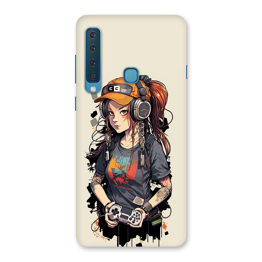 Cool Gamer Girl Back Case for Galaxy A9 (2018)