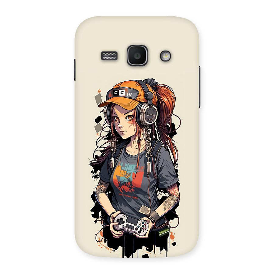 Cool Gamer Girl Back Case for Galaxy Ace3