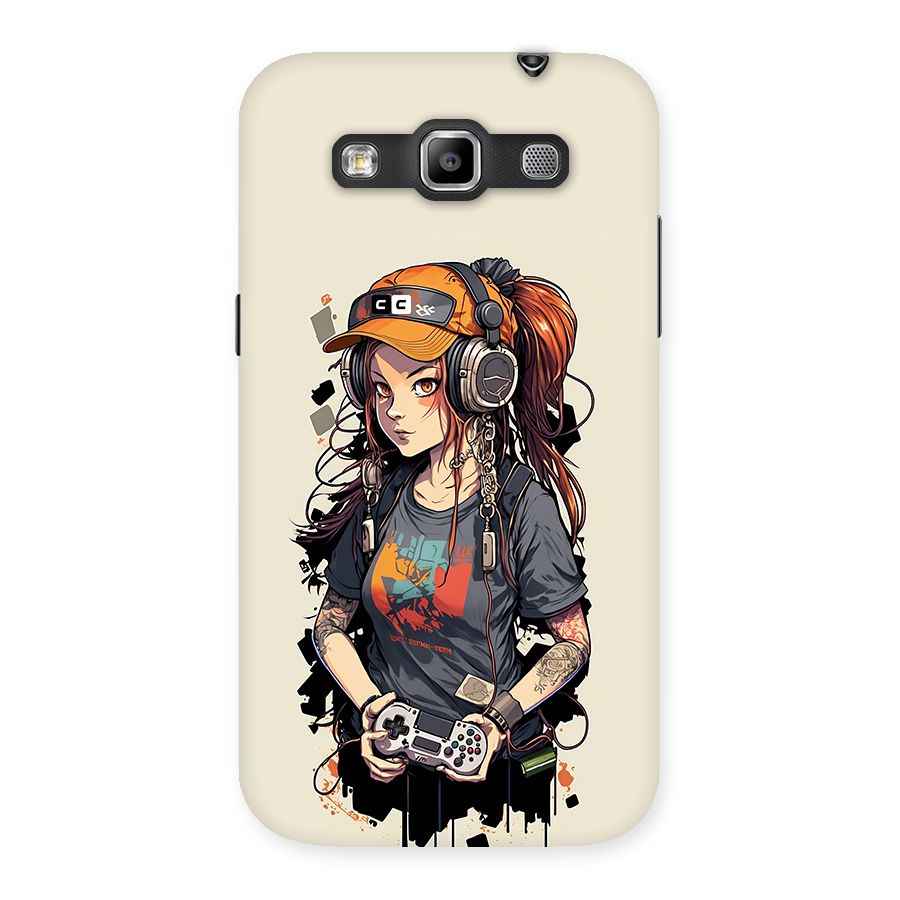 Cool Gamer Girl Back Case for Galaxy Grand Quattro