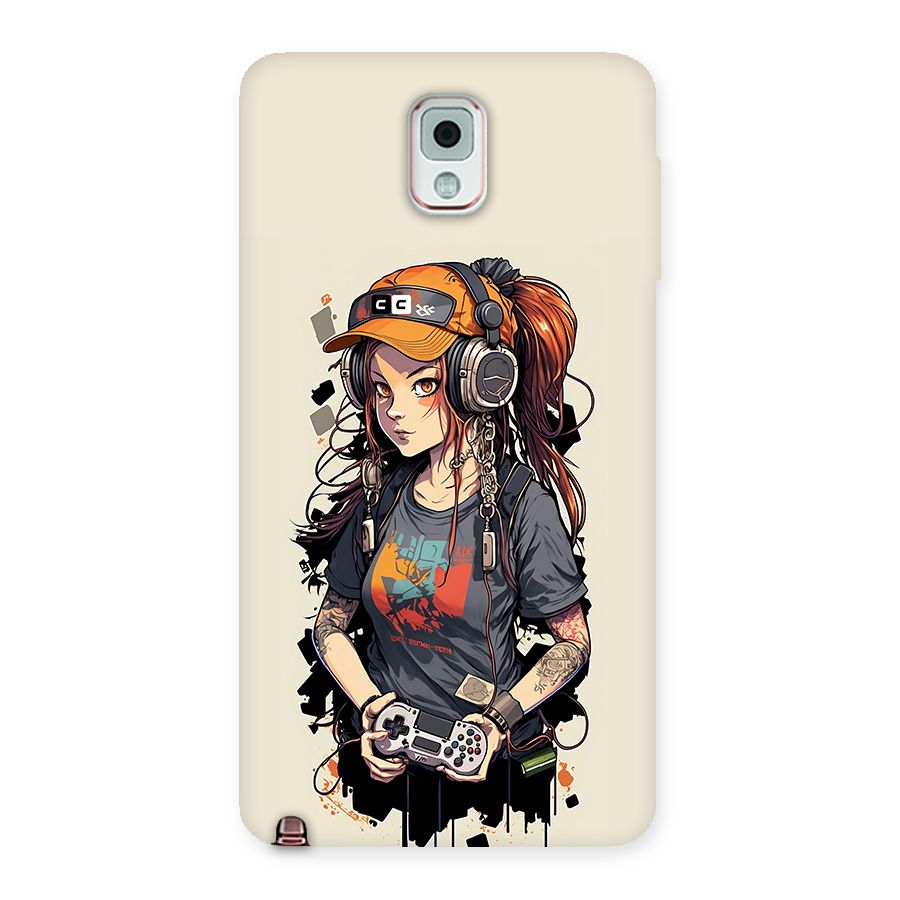 Cool Gamer Girl Back Case for Galaxy Note 3