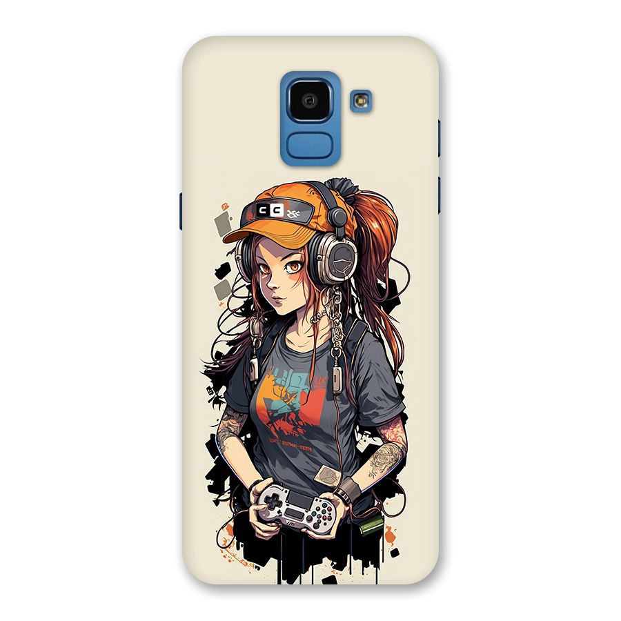 Cool Gamer Girl Back Case for Galaxy On6
