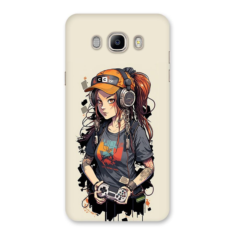 Cool Gamer Girl Back Case for Galaxy On8