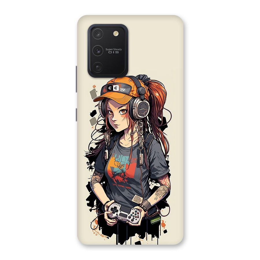 Cool Gamer Girl Back Case for Galaxy S10 Lite