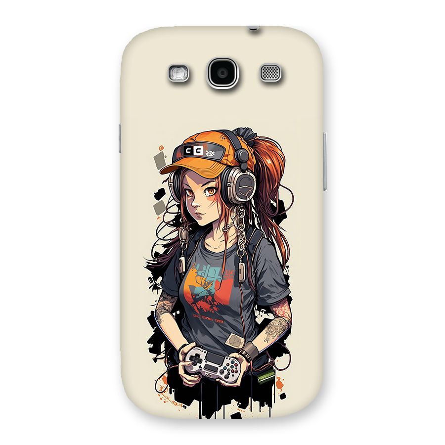 Cool Gamer Girl Back Case for Galaxy S3