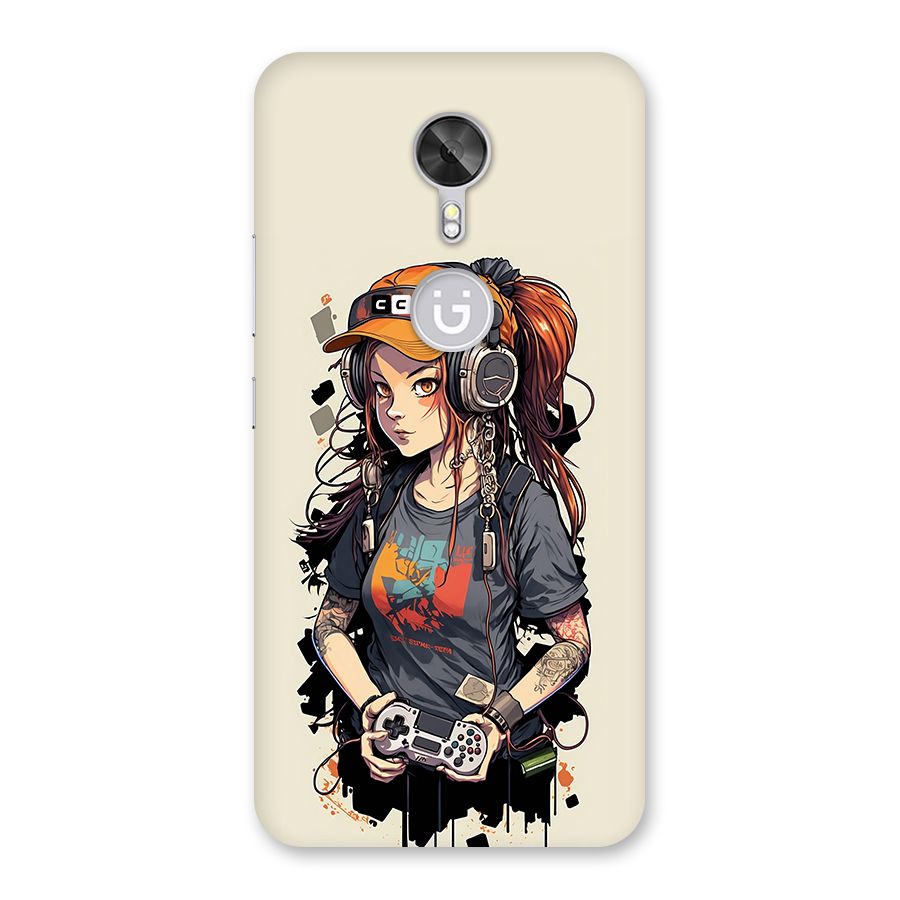 Cool Gamer Girl Back Case for Gionee A1
