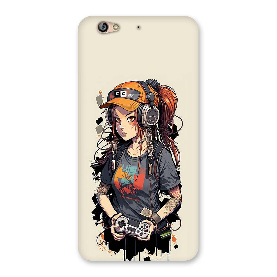 Cool Gamer Girl Back Case for Gionee S6