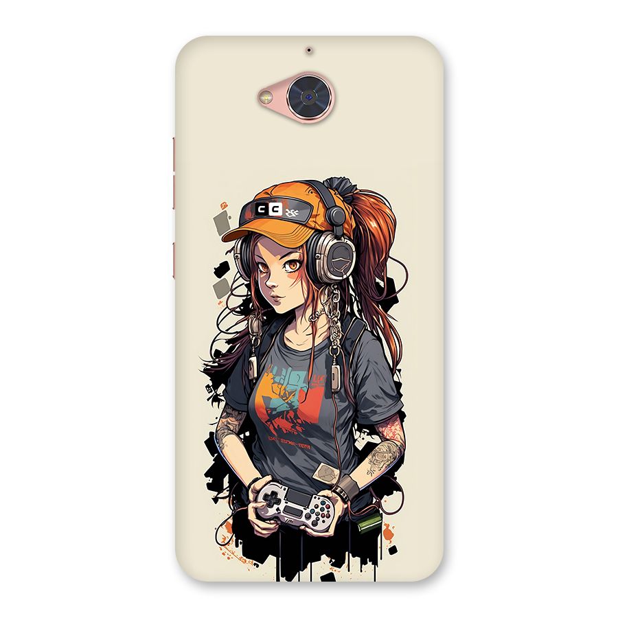 Cool Gamer Girl Back Case for Gionee S6 Pro