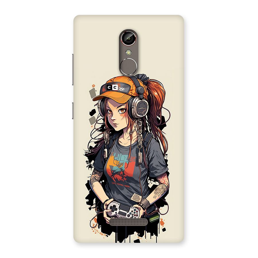 Cool Gamer Girl Back Case for Gionee S6s